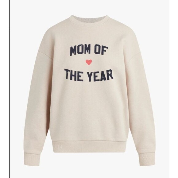 Favorite Daughter Mom Of the Year Sweatshirt Heather Oatmeal Medium - Picture 5 of 10